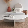 Hanah Home Podium - Mesa de centro Blanca